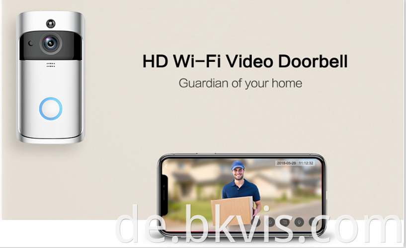waterproof home video night vision camera wireless doorbell